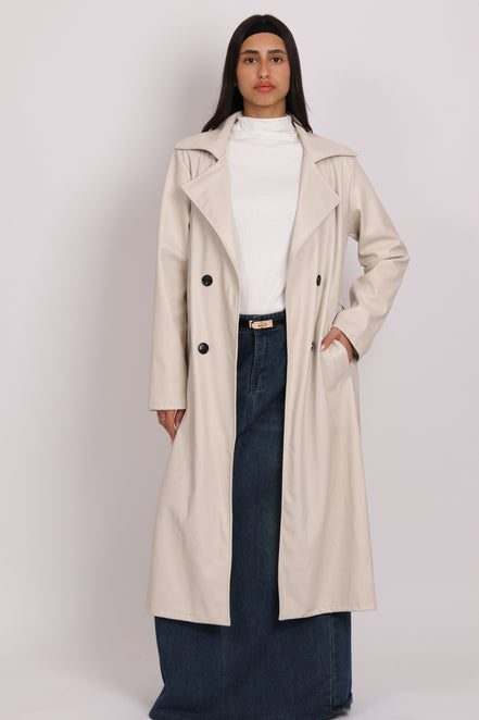 טרנץ' דמוי עור